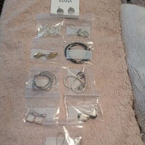 Misc Earrings All For Pierced . Price Is For All 10 Pair.